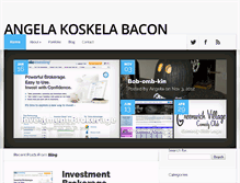 Tablet Screenshot of angelakoskela.com